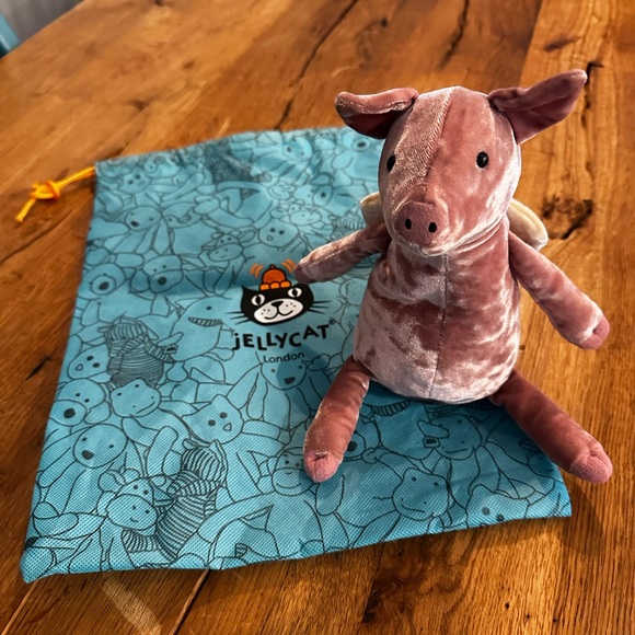 Jellycat Other - Retired Jellycat Piggy Might Fly with dust bag JCINC3863